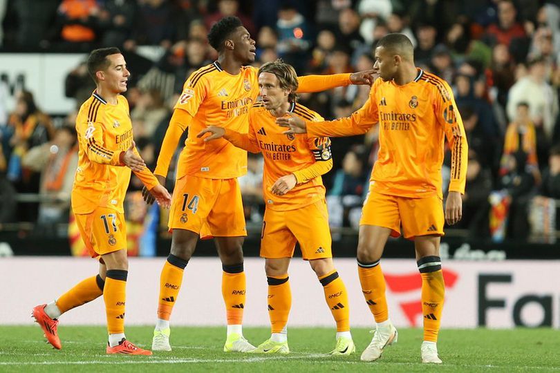 Valencia Tumbang dari Real Madrid dengan Skor 1-2