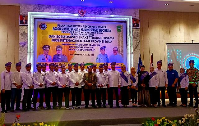 Eka Syahputra Nahkodai Apklindo Riau, HM Sidiq: Pengurus Dapat Bermitra Dengan Pemerintah