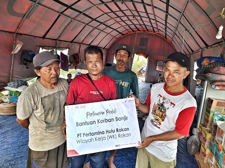 Dapat Bantuan Hingga ke Tenda Pengungsi Banjir, Masyarakat Terharu Kepedulian PHR