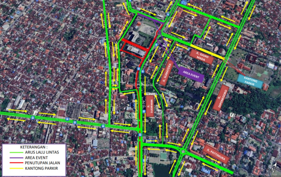 Ada Rakerwil I Apeksi 2024, Sebagian Jalan Sudirman Pekanbaru Ditutup
