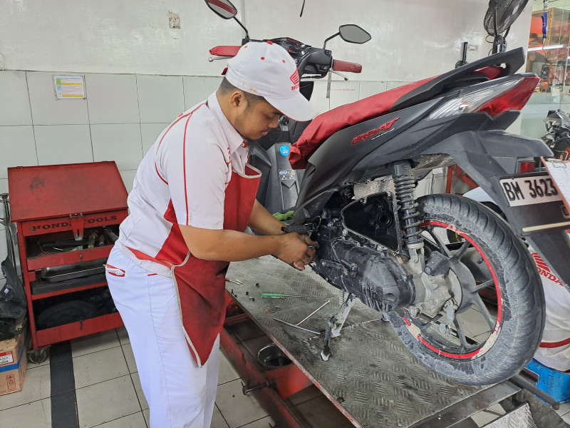 Promo Pemilu, Service Motor Honda Dapat Untung dan Bebas Antri