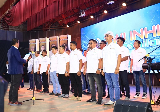 Dinahkodai Ardiansah Julor Lagi, Pengurus PWI Inhil Periode 2023-2026 Resmi Dilantik