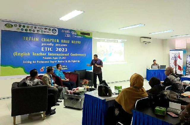 Cetak Guru Bahasa Inggris Berkompetensi, Teflin Riau-Kepri Gelar Etic 2023