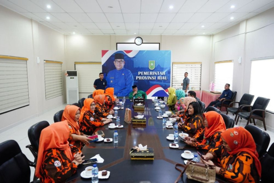 Wagubri Terima Audiensi Srikandi Pemuda Pancasila Provinsi Riau