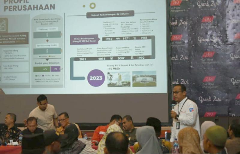 Kumpulkan Aspirasi dan Saran Stakeholder, PT KPI Unit Dumai Gelar Sosialisasi Buffer Zone