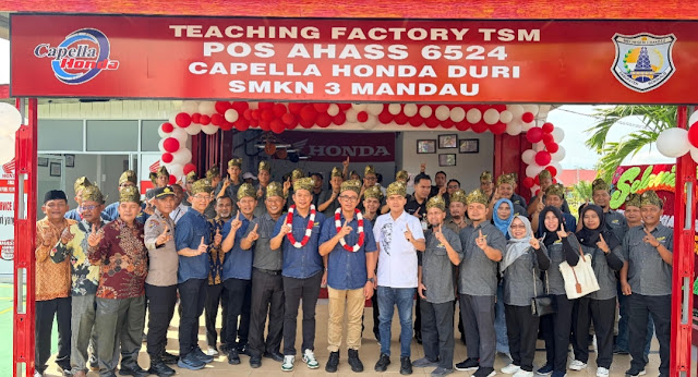 Perkuat Pendidikan Vokasi, Astra Honda dan Capella Honda Resmikan Pos AHASS TEFA di SMK Mitra Binaan