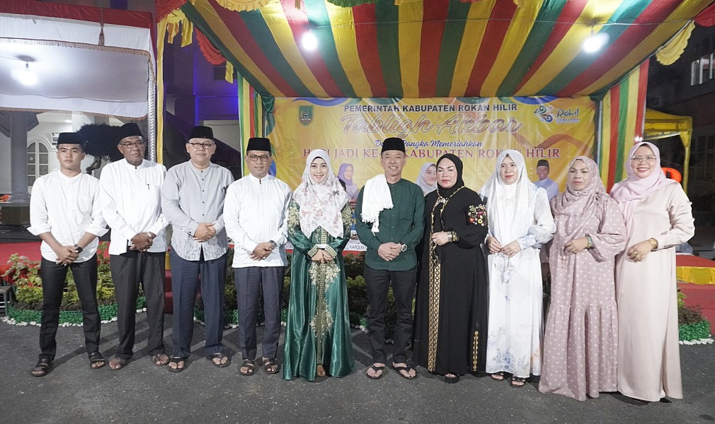 Meriahkan HUT ke-25, Pemkab Rohil Gelar Tablig Akbar