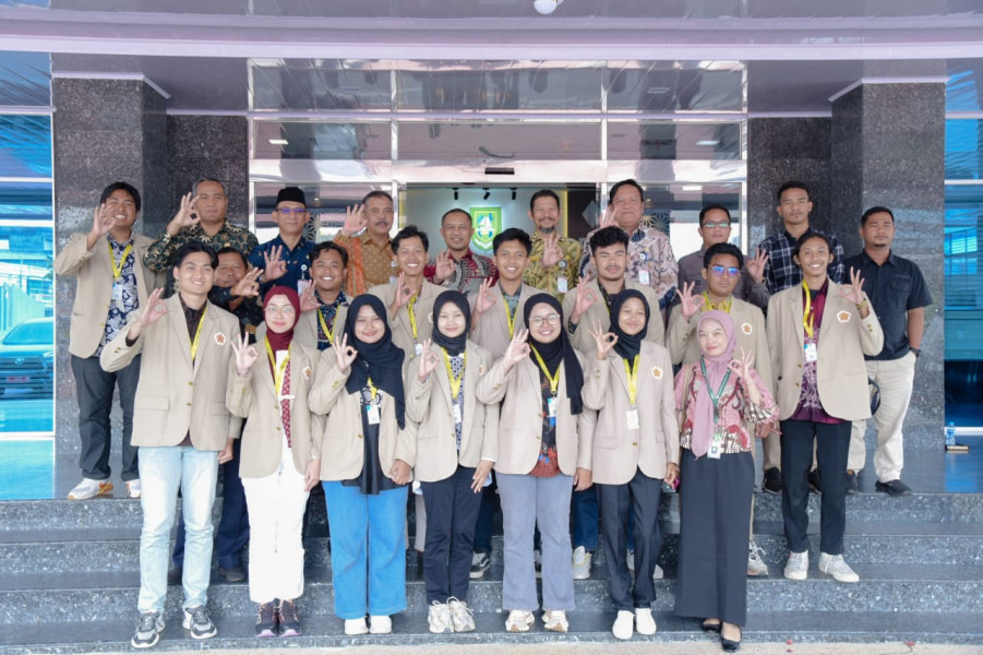 Wabup Bagus Terima Audiensi BRGM dan Mahasiswa UGM Jogja