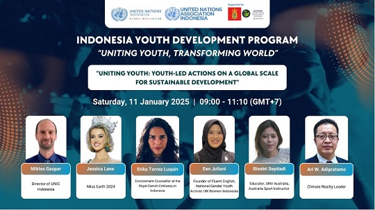 UNA Indonesia, Kedubes Denmark dan PBB di Indonesia Gelar Konferensi Pemuda Global untuk SDG