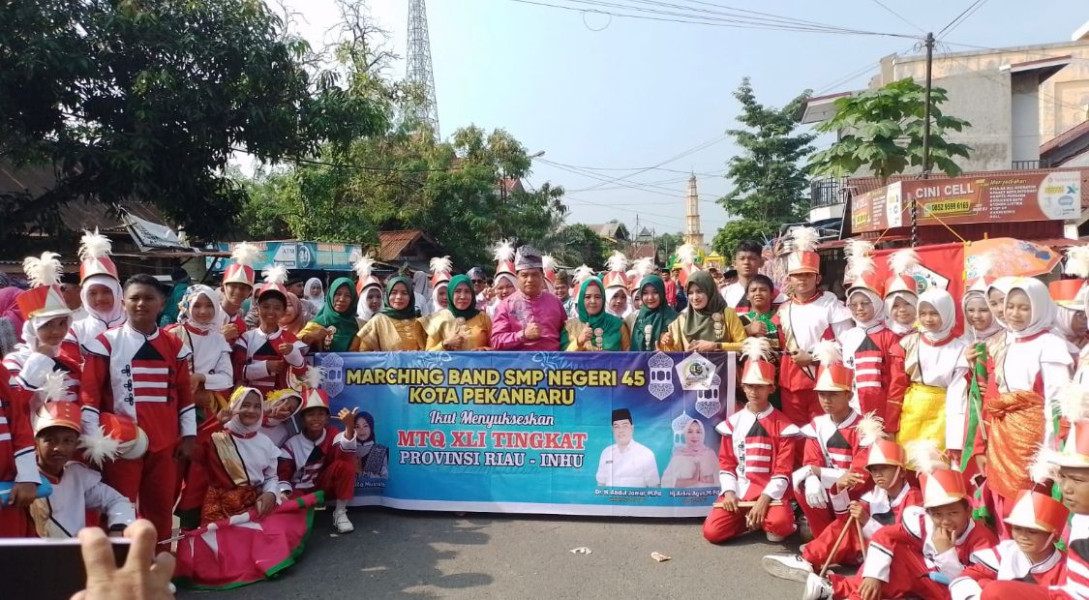 Pemko Pekanbaru Ikut Meriahkan Pawai Taaruf MTQ Riau ke-41 di Rengat