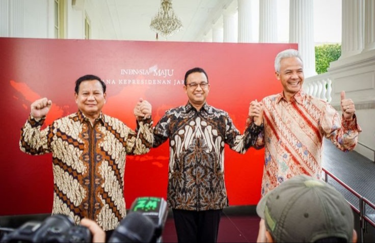 Tiga Paslon Capres-Cawapres Resmi Ditetapkan, KPU: Besok Pengundian Nomor Urut