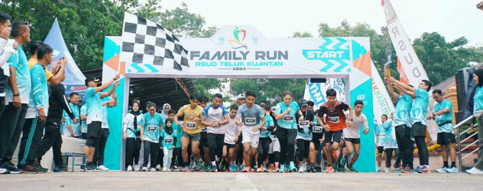 Pjs Bupati Kuansing Lepas Family Run RSUD Teluk Kuantan