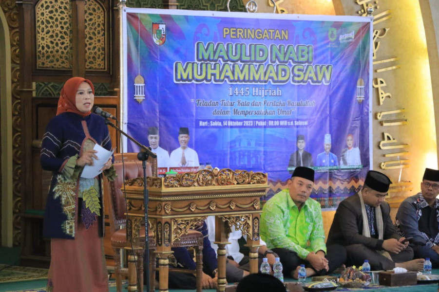 KBB Pekanbaru Peringati Maulid Nabi di Masjid Ar Rahman