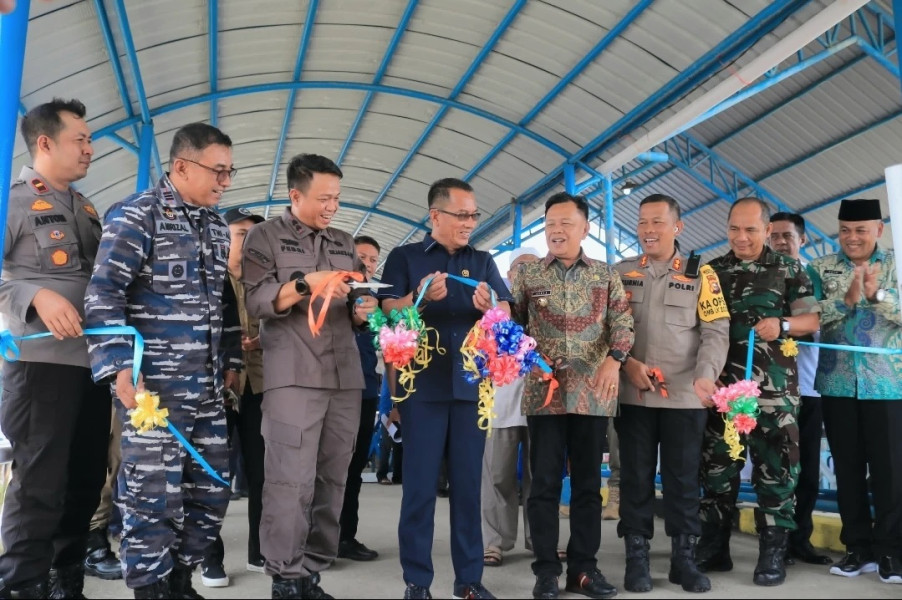 Bupati Asmar Resmikan Rehabilitasi Pelabuhan Tanjung Samak