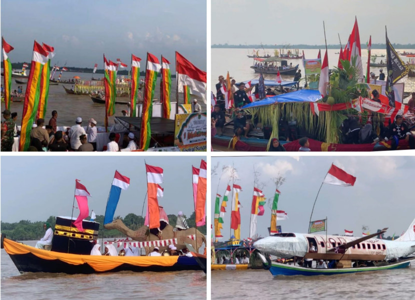 Festival Pompong Hias Semarakkan Perayaan Tahun Baru Islam di Inhil