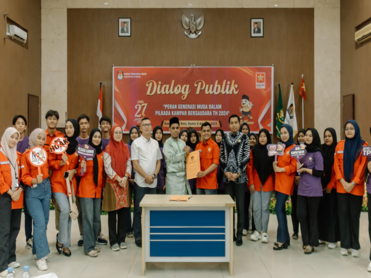 Tingkatkan Partisipasi Pemilih Muda di Pilkada, KPU Kabupaten Kampar MoU dengan LMND