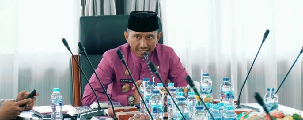 Pjs Bupati Kuansing Bahas Tindak Lanjut Berkaitan dengan Alat Peraga Kampanye