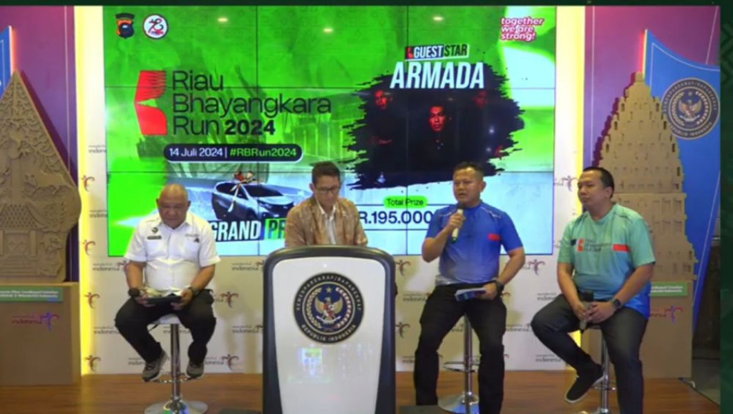 Kemenparekraf Puji Sport Tourism Riau Bhayangkara Run 2024