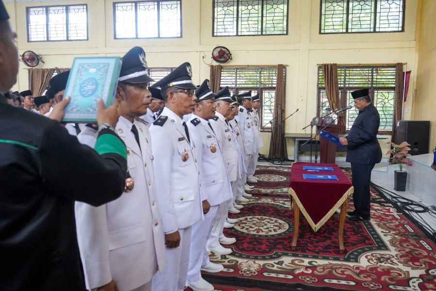 Penghulu dan Bapekam se Koto Gasib Resmi Dikukuhkan Perpanjangan Masa Tugasnya