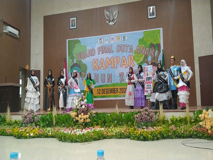 Selamat! Annisa Resty Jadi Pemenang Duta Anak Kampar 2023