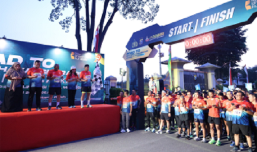 Polda Riau Gelar Pemanasan Road To Riau Bhayangkara Run 2025