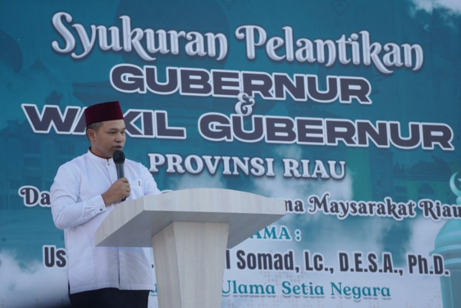 Hadiri Buka Puasa Bersama, Abdul Wahid: Saya Berdiri di Sini Karena Kepercayaan Masyarakat Riau