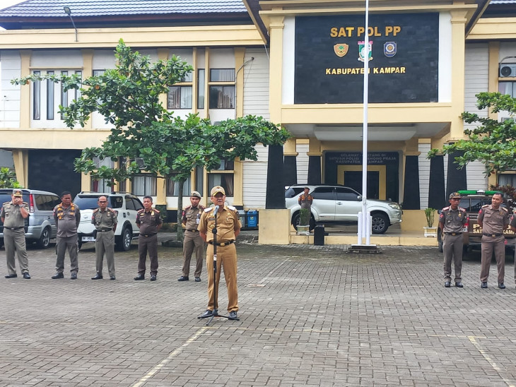 Pj Bupati Kampar Minta Seluruh Personil Siap Siaga, Responsif dan Tanggap