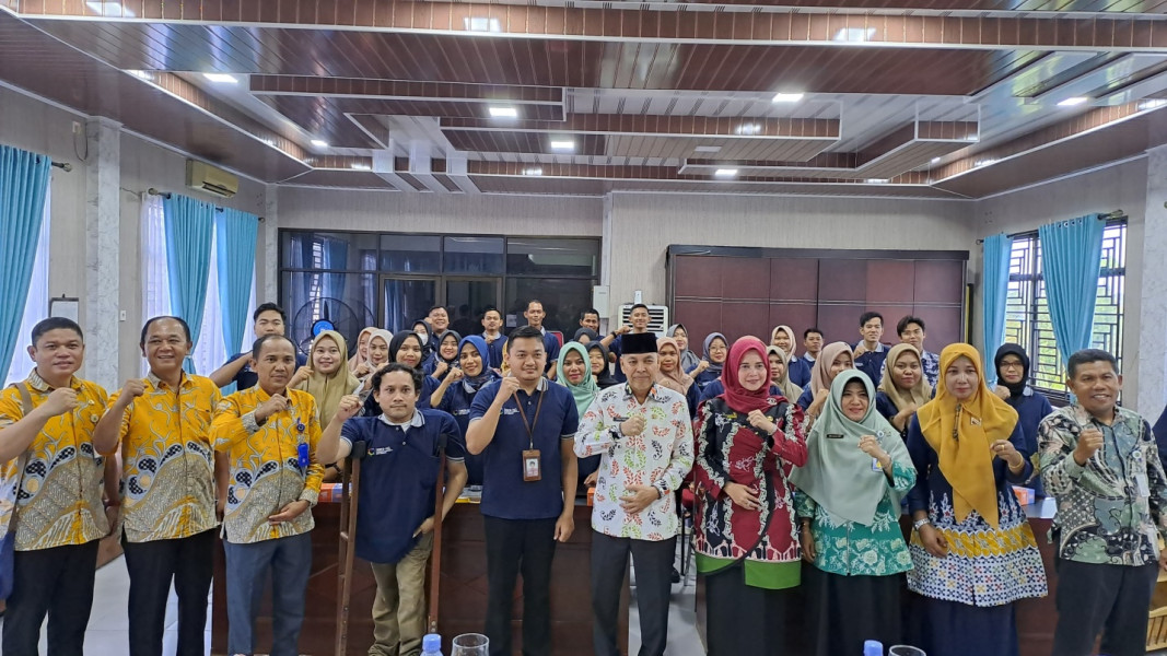 Hadirkan Narasumber dari Pusdatin Kesos Kemensos RI, Dinsos Bengkalis Gelar Bimtek DTKS dan PBJ JK