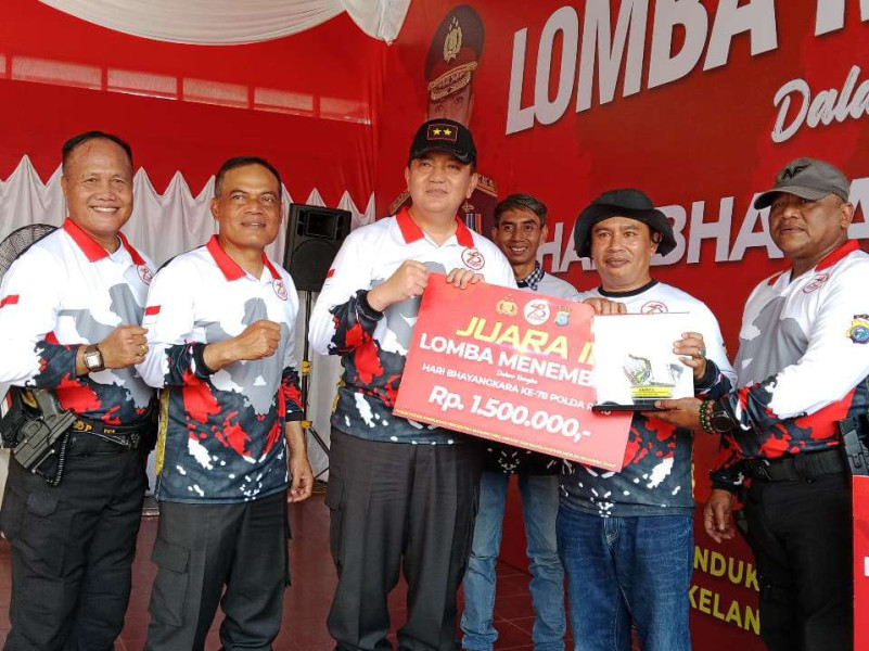 Lomba Menembak HUT Bhayangkara ke-78, Ini Dia Pemenang Pemred Media