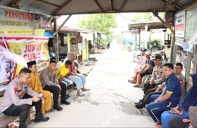 ''Jumat Curhat'',  Polres Inhil Tampung Aspirasi Warga Seberang Tembilahan