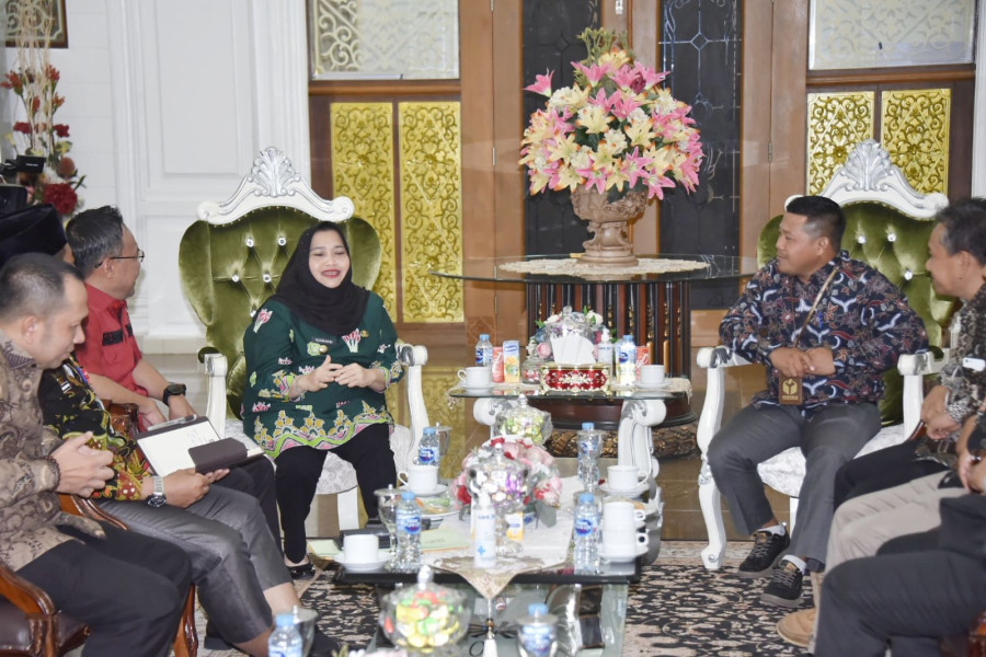 Bupati Kasmarni Terima Audiensi dan Silaturahmi Ketua Bawaslu Bengkalis