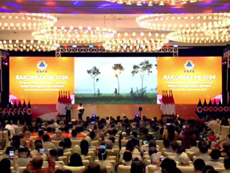 Pj Gubernur Riau Hadiri Rakornas Penanggulangan Bencana 2024