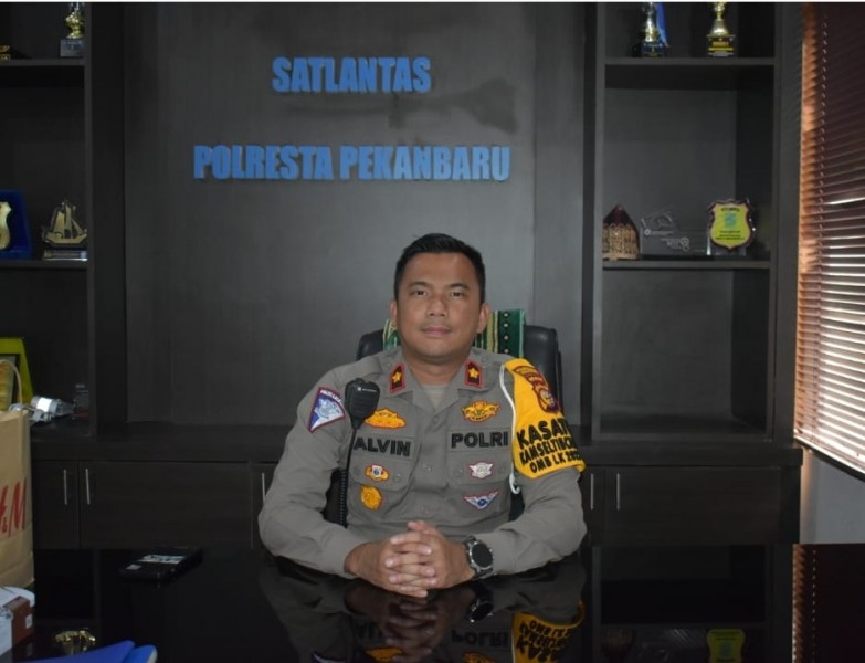 Satlantas Polresta Pekanbaru Tekan Angka Kecelakaan Melalui Operasi Tematik