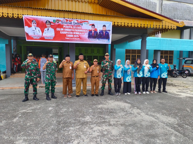 Kesbangpol Bengkalis Seleksi Calon Anggota Paskibraka Kabupaten Bengkalis Tahun 2025