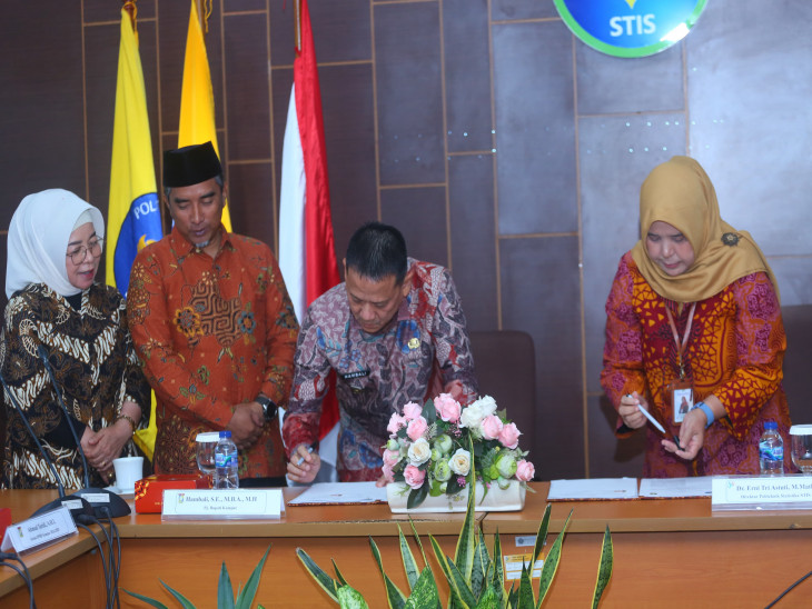 Pemkab Kampar Tandatangani MoU dengan STIS Jakarta