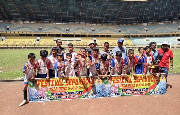SSB Rumbai Soccer Club Binaan PHR Juara Piala KONI Pusat Zona Riau