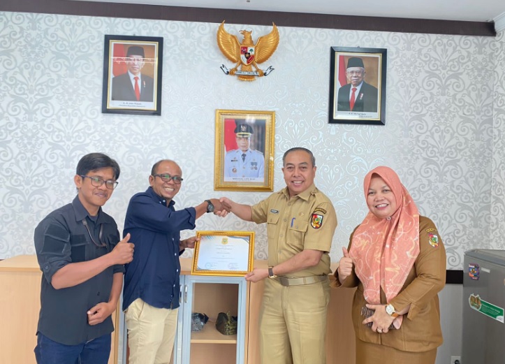 FKDM Kota Pekanbaru Dapat Piagam Penghargaan dari FKDM Provinsi Riau