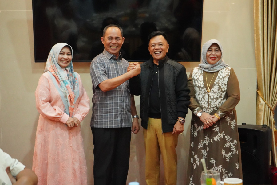 Bupati Herman Sambut Kunjungan Bupati Kepulauan Meranti