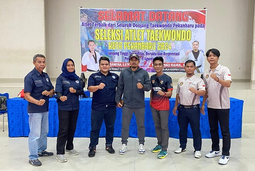 89 Atlet Ikuti Seleksi  Pelatcab Taekwondo Pekanbaru