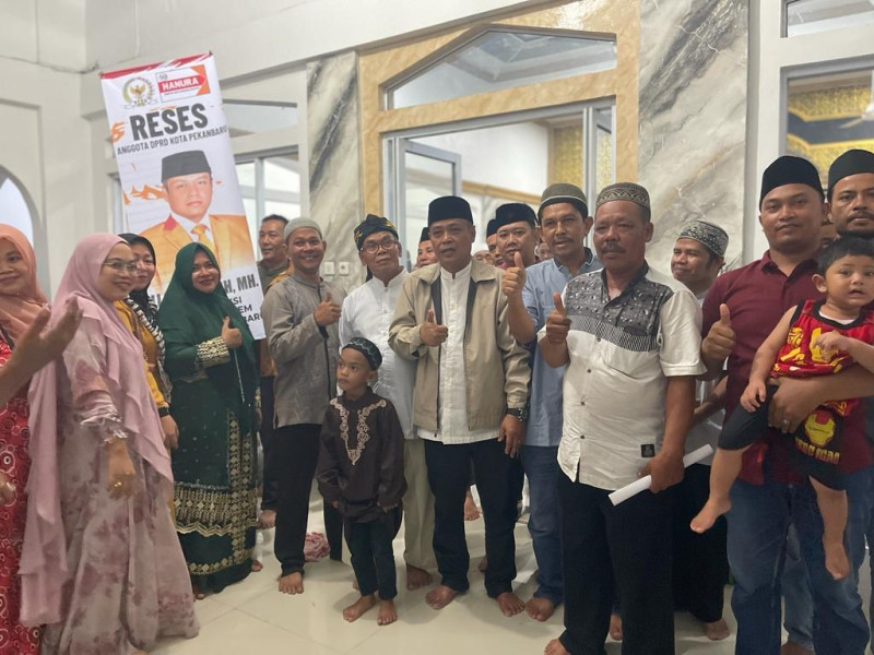 Ali Suseno Gelar Reses Serap Aspirasi Warga Marpoyan Damai