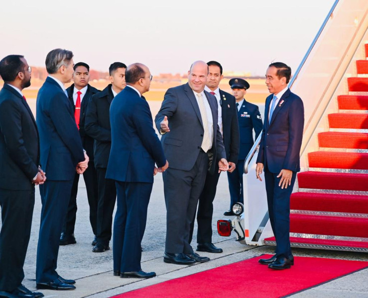 Bahas Situasi di Gaza, Presiden Jokowi Tiba di Washington DC