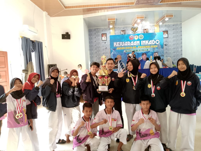 Ikuti Kejuaraan Inkado Antar Dojo Se-Provinsi Riau 2024, Siswa MTsN 2 Pekanbaru Raih Belasan Medali