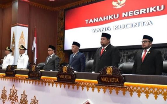 DPRD Gelar Paripurna Penyampaian Pidato Perdana Walikota Pekanbaru