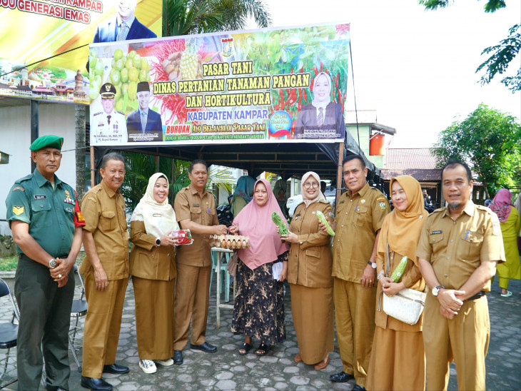 Tekan Inflasi, Pemda Kampar Kembali Gelar Pangan Murah di Beberapa Desa