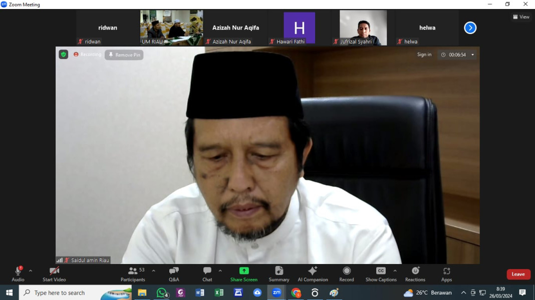 UMRI Gelar Lomba Tahfidz Quran PTMA se-Indonesia