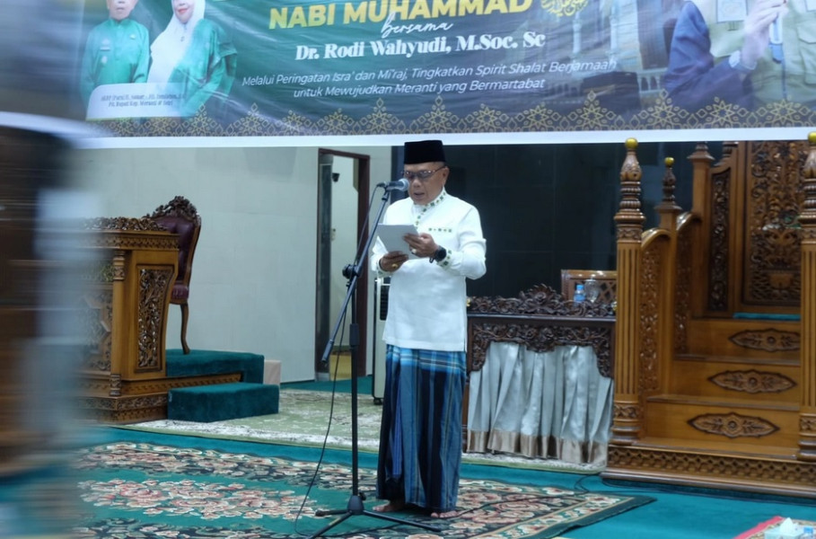 Pemkab Meranti Gelar Peringatan Isra Mikraj di Masjid Agung