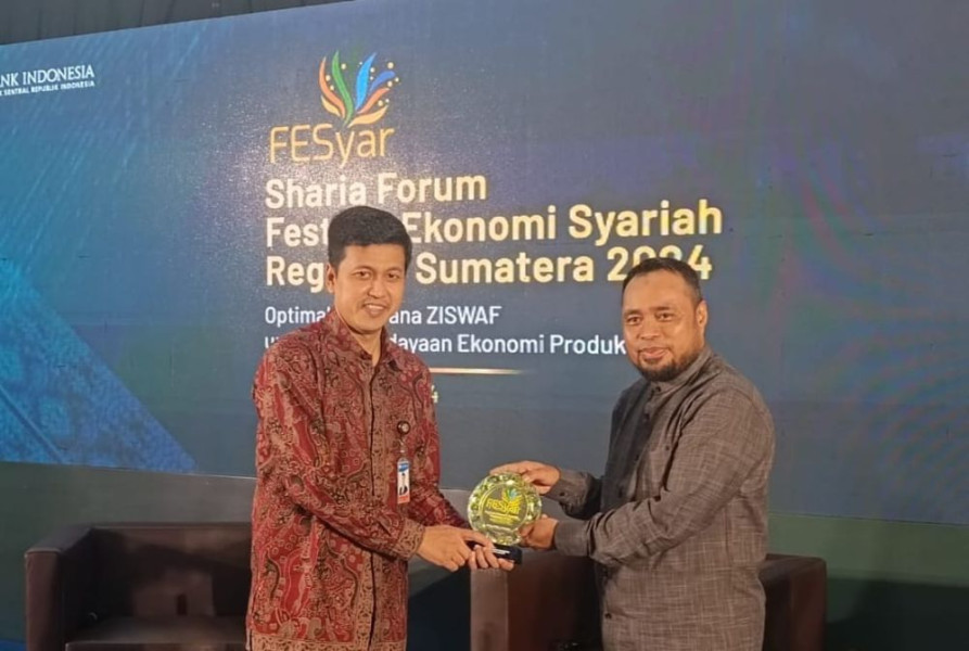 Himpun Dana Rp 118 Miliar, Baznas Riau Terbaik di Festival Ekonomi Syariah Sumatera 2024