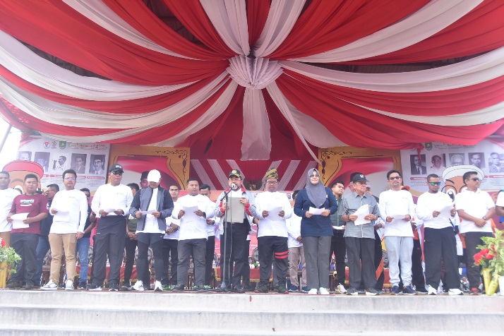 Pemkab Bengkalis Apresiasi Pentas Budaya Pengawasan Pemilu Partisipatif 2024