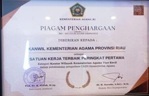 Kanwil Kemenag Riau Raih Peringkat I Pengadaan CASN Formasi 2022
