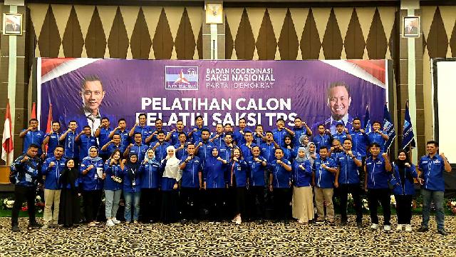 Ketua Demokrat Riau Agung Nugroho Buka Pelatihan Calon Saksi Pemilu 2024